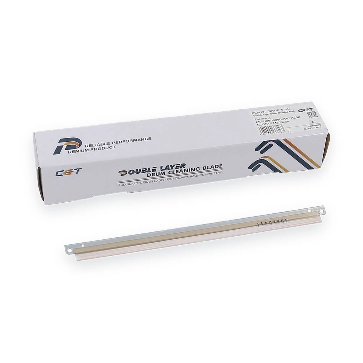 Ракель (Wiper Blade) для Kyocera ECOSYS M2035dn/M2535dn/P2135dn/ FS-1120MFP (двухслойный) (DK130-Blade/DK170-Blade/DK150-Blade)