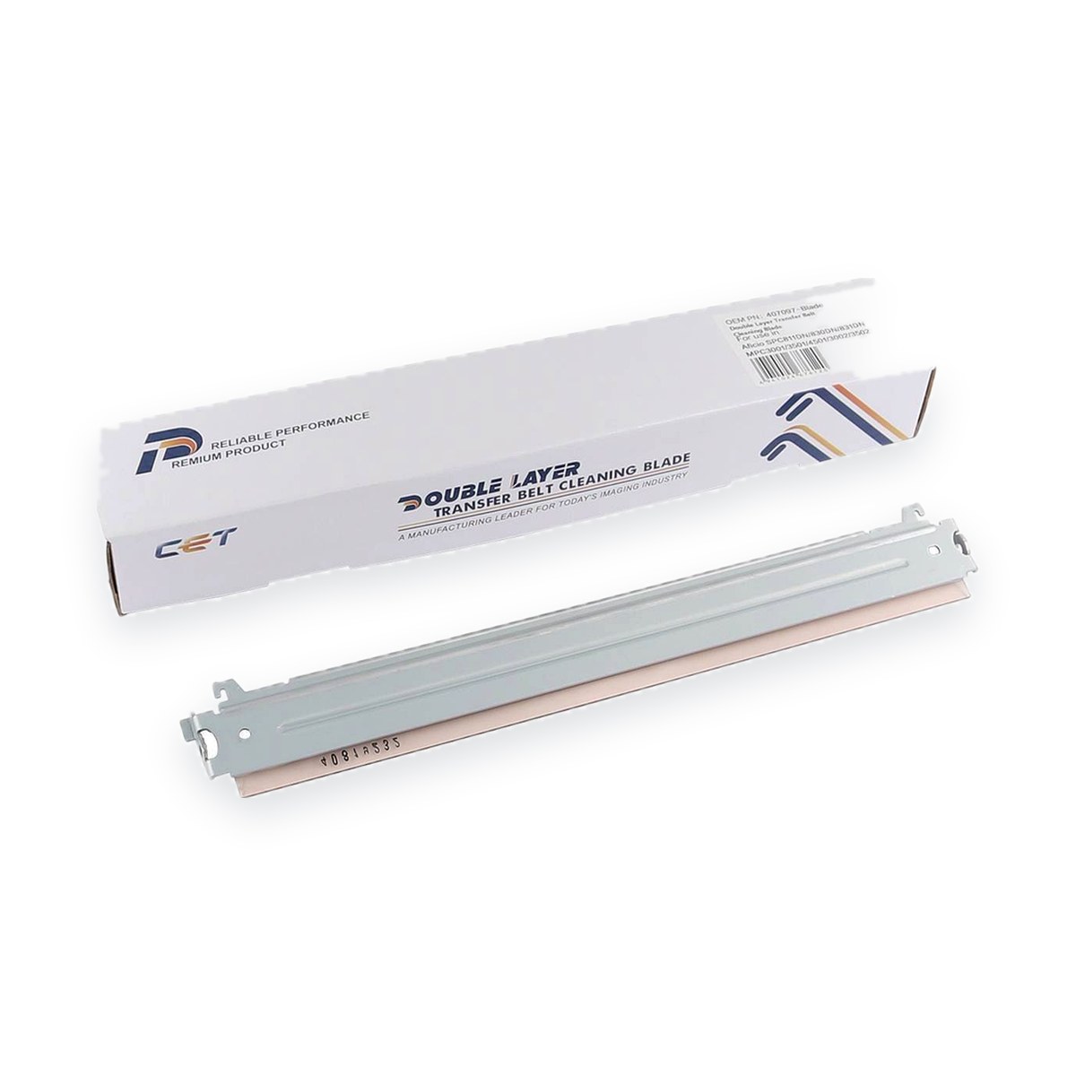 Лезвие очистки ленты переноса для RICOH Aficio MP C3001/C3002/ SP C811/C830 (двухслойное) (407097-Blade/D0896015-Blade/D1446015-Blade)