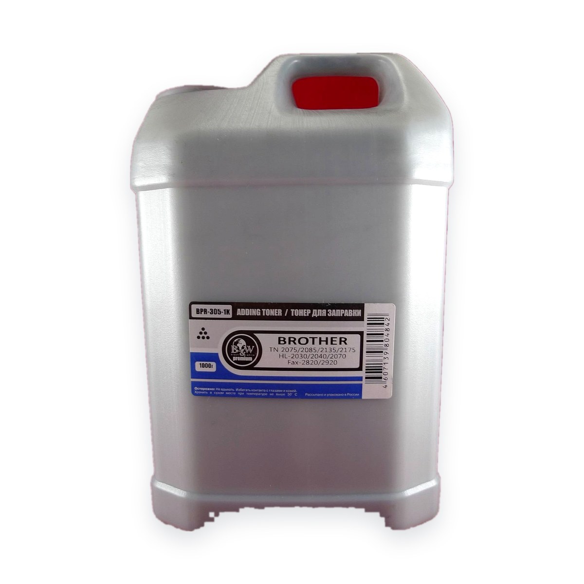 Тонер Brother TN 2075/2085/2135/2175 HL-2030/2040/2070, Fax-2820/2920, MFC-7220/7420, DCP-7010 (кан. 1кг) Black&White Premium (Tomoegawa) фас.Россия