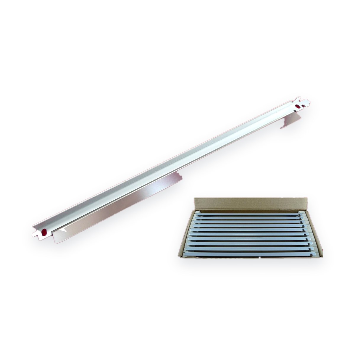 Дозирующее лезвие (Doctor Blade) для картриджей CB540A/CB541A/CB542A/CB543A//CE310A/CE320A/CE320X/CE321A/CE322A/CE323A/CE320A/CE320X/CE321A/CE322A/CE323A/CE410A/CE410X/CE411A/CE411X/CE412A/CE412X/CE413A/CE413X/CF210A/CF210X/CF211A/CF212A/CF213A/CF380A/CC530A/CC531A/CC532A/CC533A, CRG-718BK/718C/718M/718Y (ELP Imaging®) 10штук (цена за упаковку)