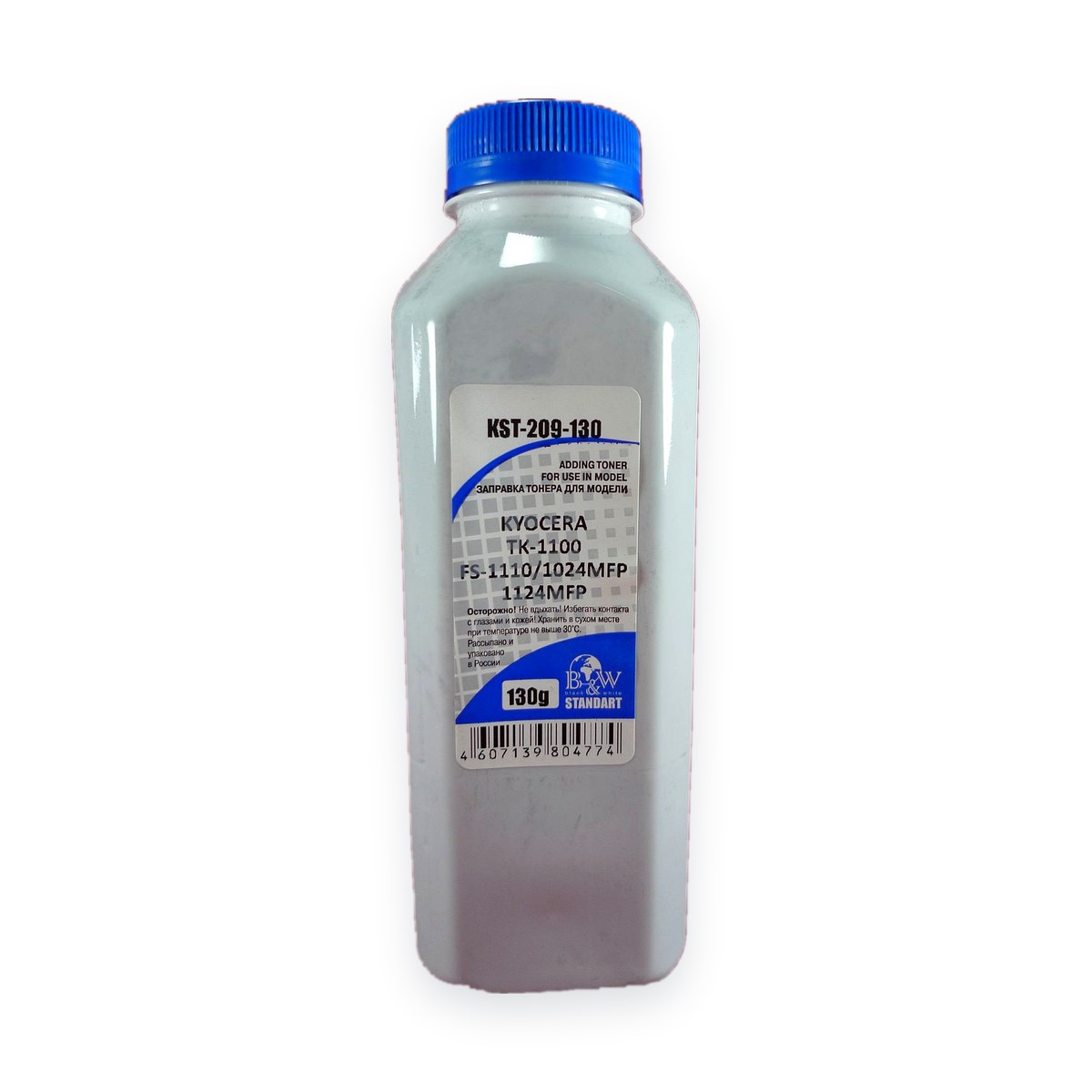 Тонер для Kyocera TK-1150/TK-1200/TK-1100, P2335/P2235/M2235dn/M2735dn/M2835dw/M2135dn/M2635dn/M2735dw/FS-1110/FS-1024MFP/FS-1124MFP (фл. 130г) Standart фас.Россия